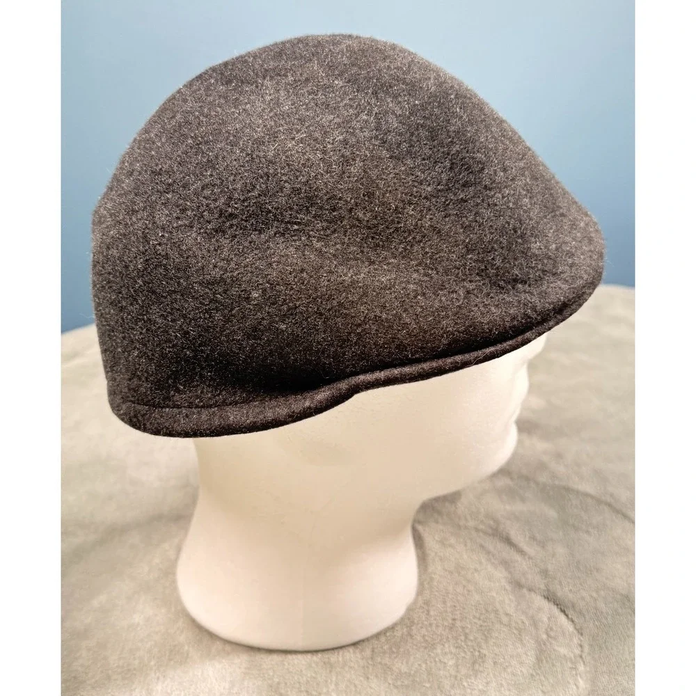 Country Gentleman Ivy Cap Mens Large Gray Wool Newsboy Flat Driving Hat